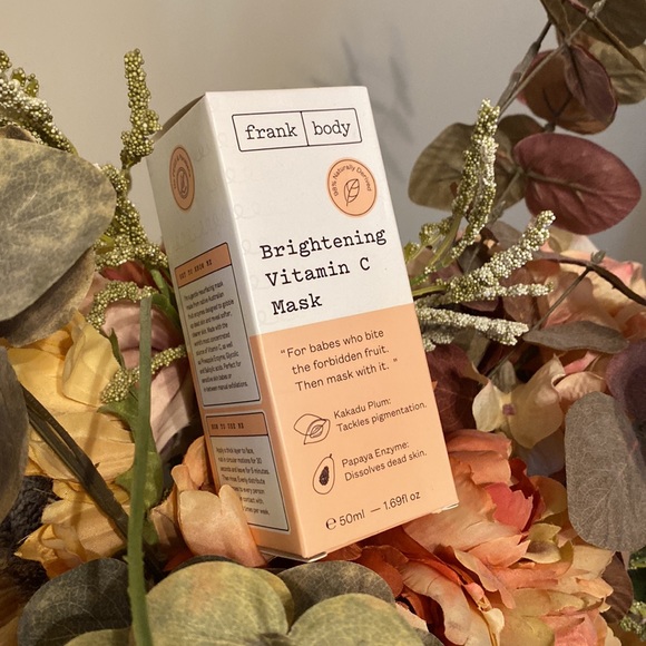 🆑  Frank Body BRIGHTENING VITAMIN C MASK - Picture 2 of 6
